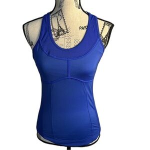 Stella Mcartney X Adidas, Training Tank Top, Blue, Yoga, Gym, Athletic, blue S